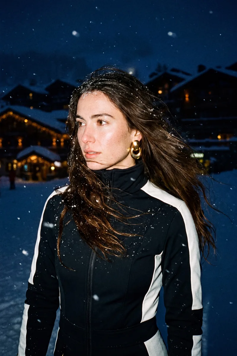 Editorial session in the snow